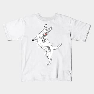 Marshall the White Labrador Retriever Kids T-Shirt